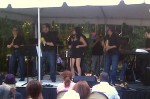 Debbie plays with Hector Colon's Orquesta La Unika at Pinecrest Garden